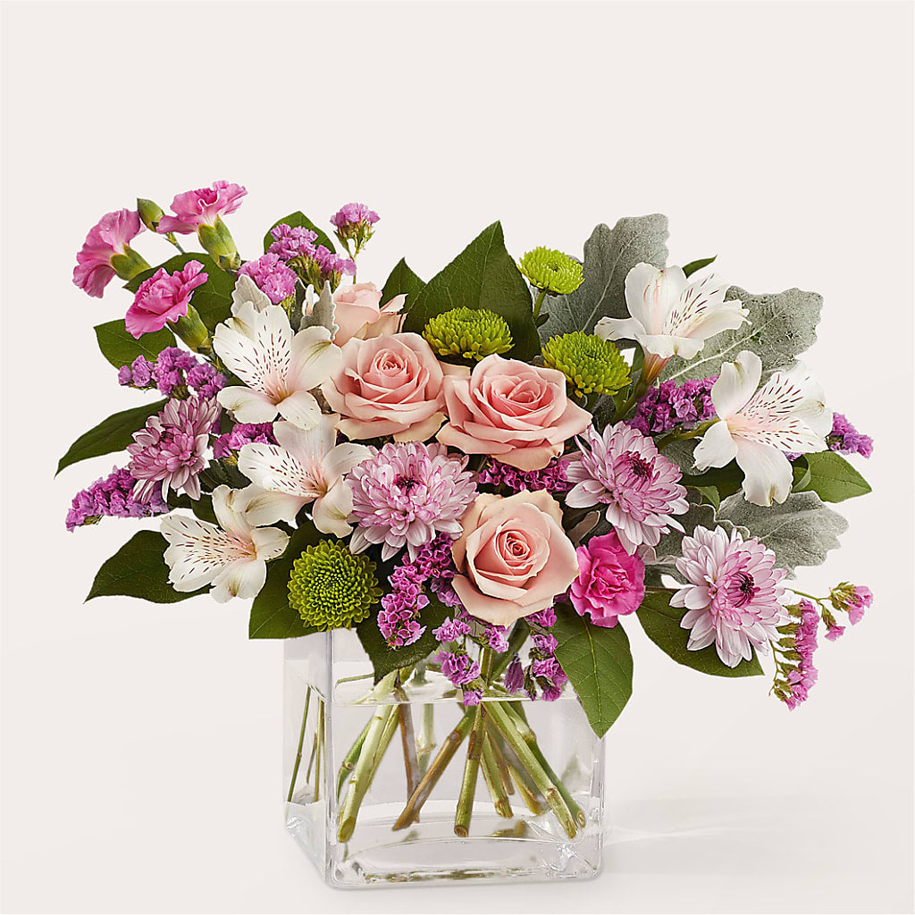 Pink Suede Bouquet – The Andes Flowers Llc, Fort Myers FL