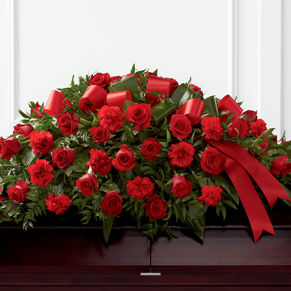 Tribute of Life Casket Spray – The Andes Flowers Llc, Fort Myers FL