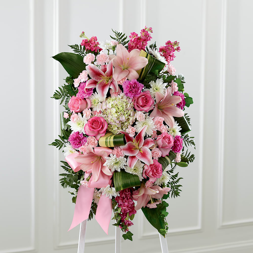 Comforting Standing Spray – The Andes Flowers Llc, Fort Myers FL