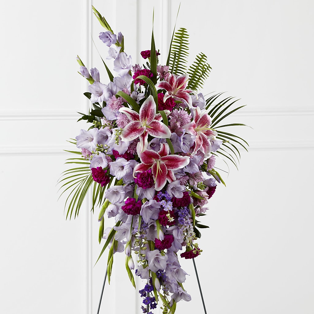 Tender Touch Standing Spray – The Andes Flowers Llc, Fort Myers FL