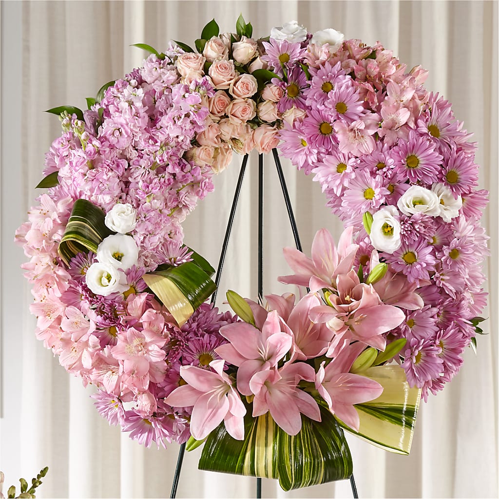 Gift of Warmth Wreath – The Andes Flowers Llc, Fort Myers FL