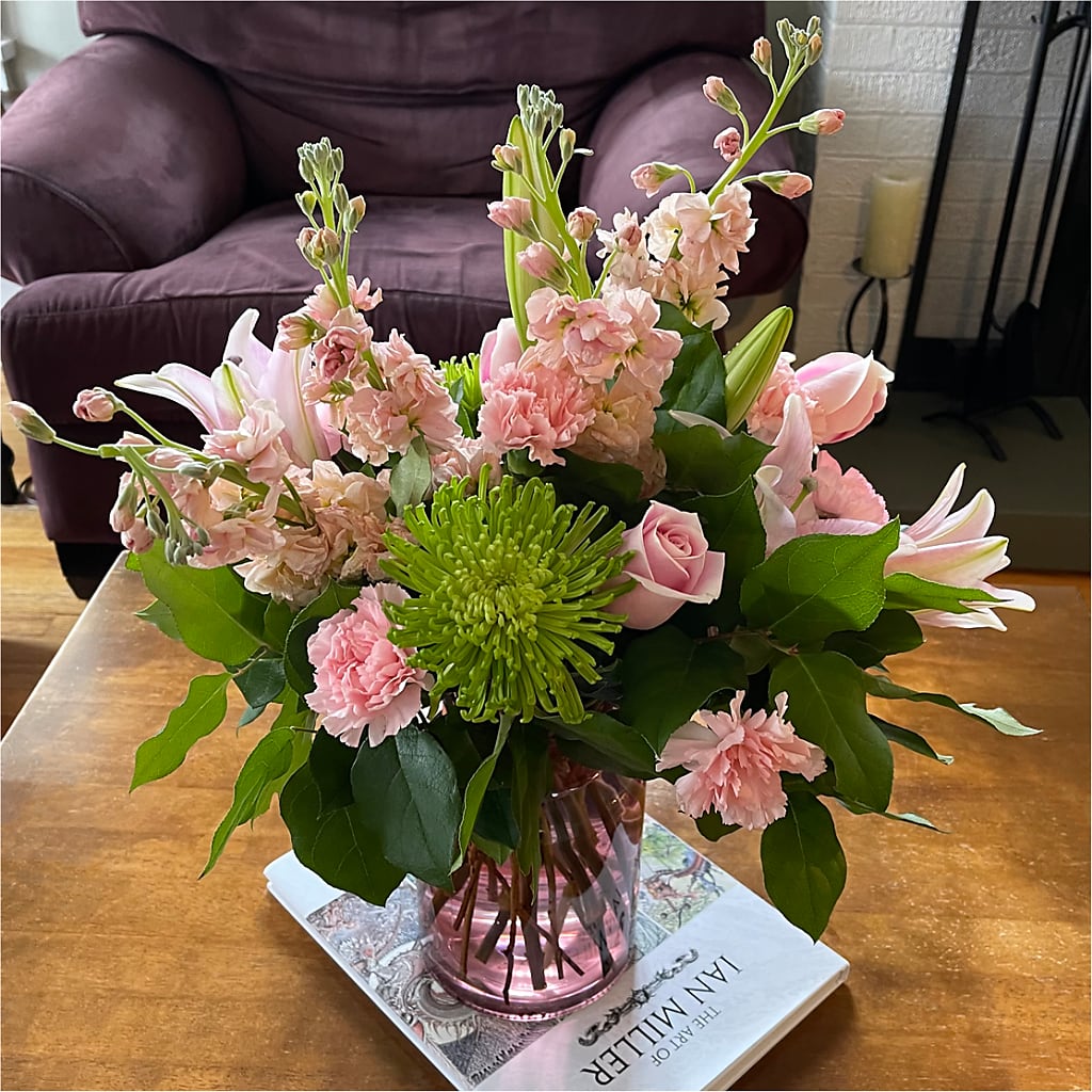 Pretty in Pink Bouquet – The Andes Flowers Llc, Fort Myers FL