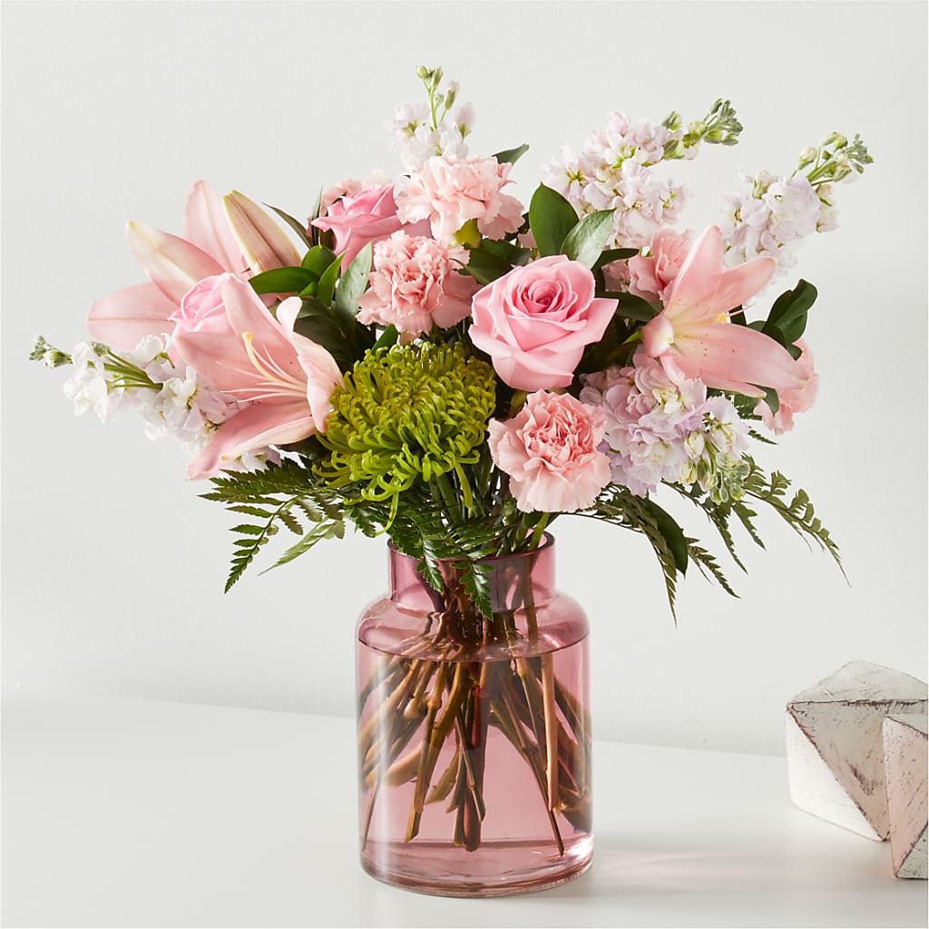Pretty in Pink Bouquet – The Andes Flowers Llc, Fort Myers FL