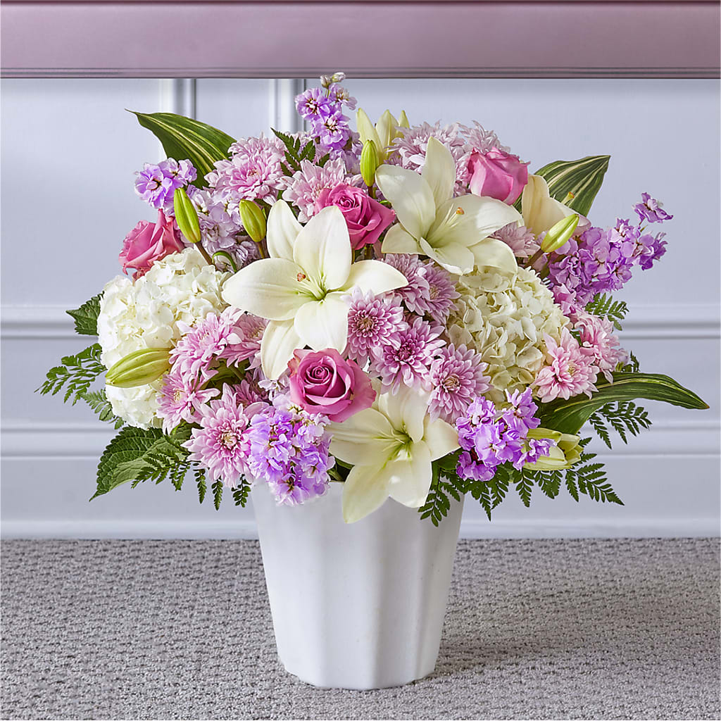 Heaven Sent Floor Basket – The Andes Flowers Llc, Fort Myers FL