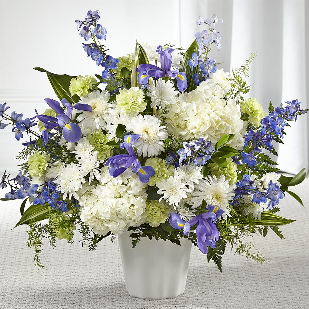 Soft Serenity Floor Basket – The Andes Flowers Llc, Fort Myers FL