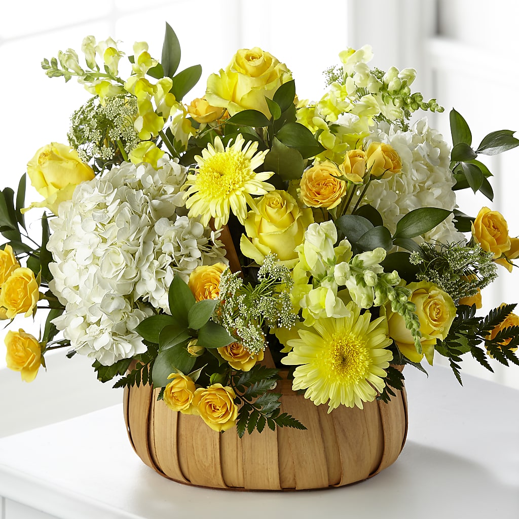 Rustic Remembrance Basket – The Andes Flowers Llc, Fort Myers FL