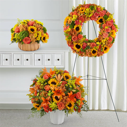 Heart of Gold Bundles – The Andes Flowers Llc, Fort Myers FL