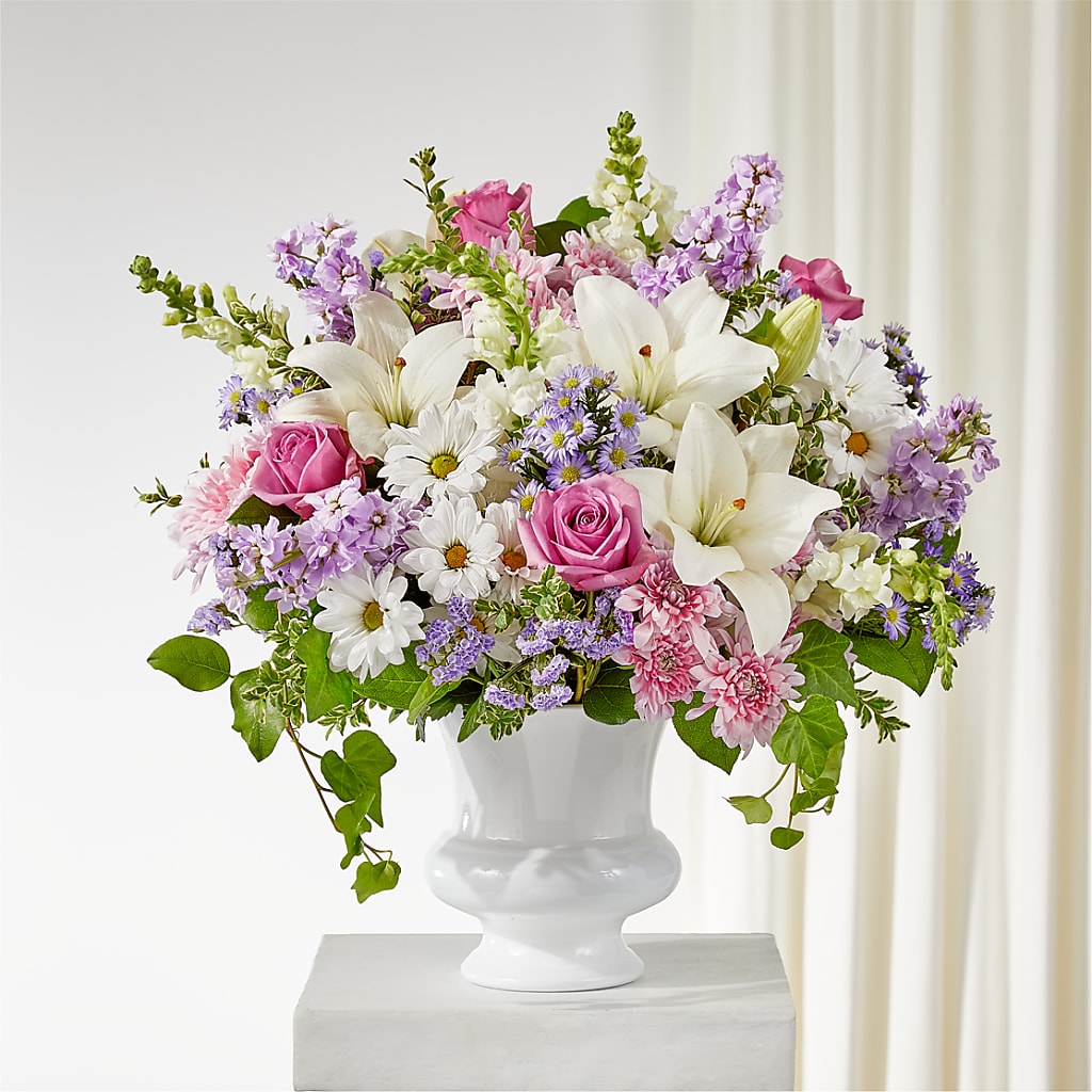 Remarkable Life Urn Arrangement – The Andes Flowers Llc, Fort Myers FL