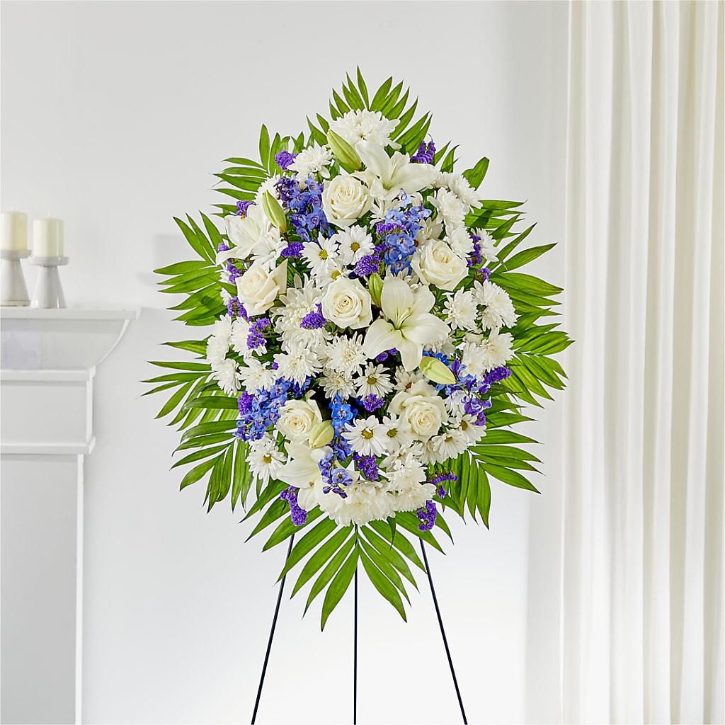 At Rest Standing Spray – The Andes Flowers Llc, Fort Myers FL