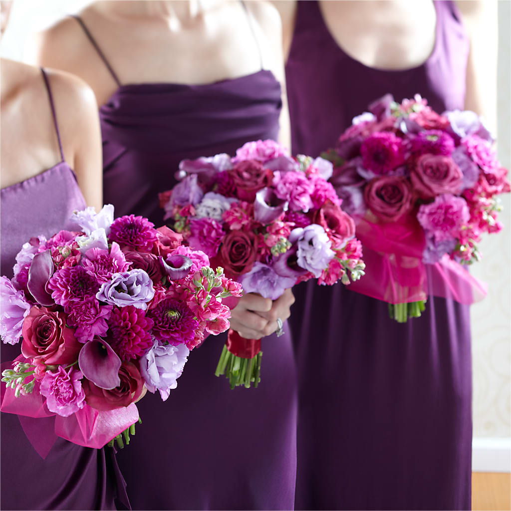 Bridesmaid's Garden Bouquet – The Andes Flowers Llc, Fort Myers FL