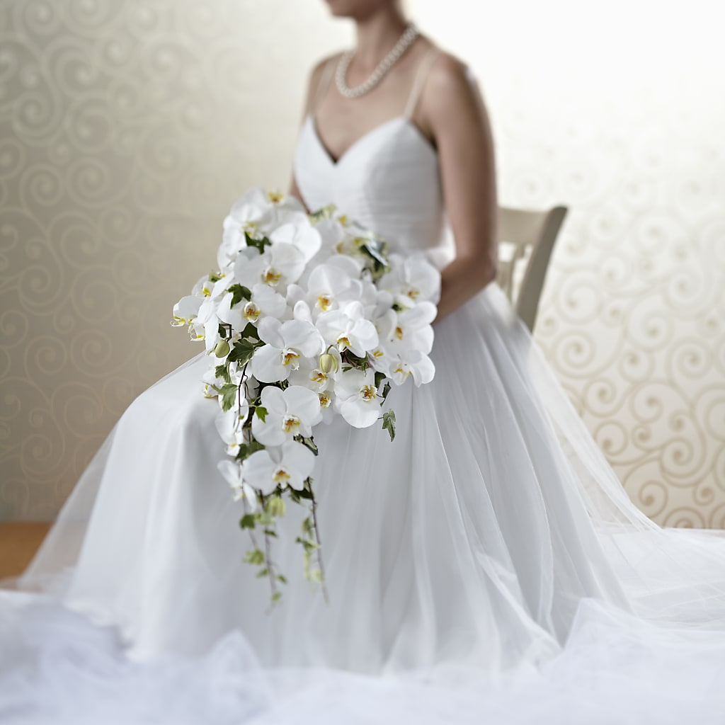 Classic White Bouquet – The Andes Flowers Llc, Fort Myers FL