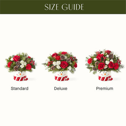 Jolly Snowman Bouquet –  The Andes Flowers Llc, Fort Myers FL
