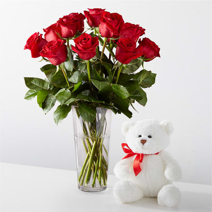 Romantic Long Stem Red Rose Bouquet Bundles –  The Andes Flowers Llc, Fort Myers FL