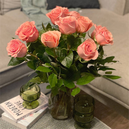 Long Stem Pink Rose Bouquet –  The Andes Flowers Llc, Fort Myers FL