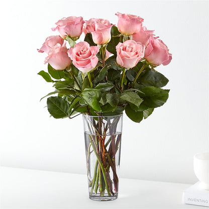 Long Stem Pink Rose Bouquet –  The Andes Flowers Llc, Fort Myers FL