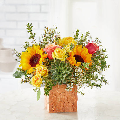 Sunflower Season Bouquet –  The Andes Flowers Llc, Fort Myers FL