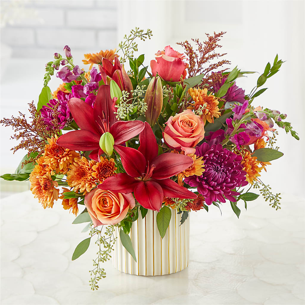 Burgundy Landscape Bouquet –  The Andes Flowers Llc, Fort Myers FL