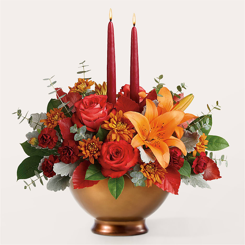 Fruits of Fall Centerpiece –  The Andes Flowers Llc, Fort Myers FL