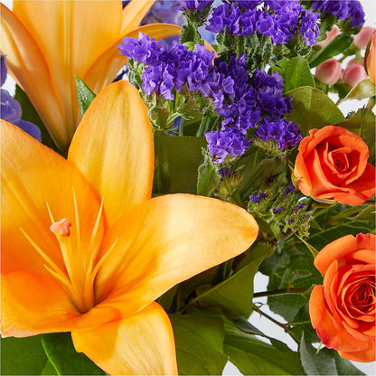 Radiant Citrus Bouquet –  The Andes Flowers Llc, Fort Myers FL