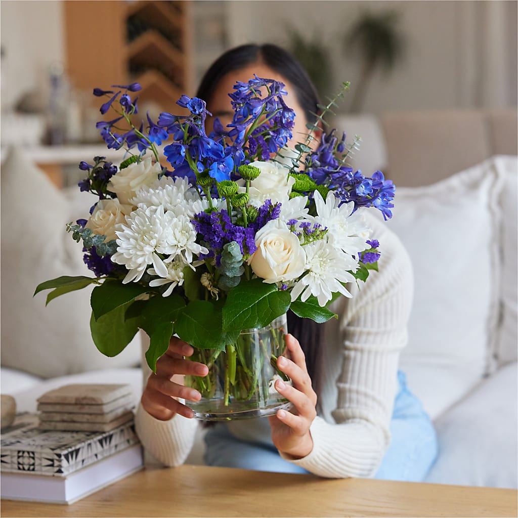 Cerulean Waves Bouquet –  The Andes Flowers Llc, Fort Myers FL