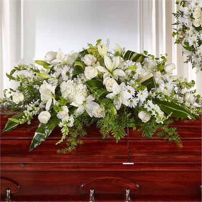 Abundance Casket Spray –  The Andes Flowers Llc, Fort Myers FL