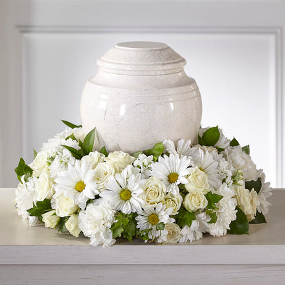 Ivory Gardens Cremation Adornment –  The Andes Flowers Llc, Fort Myers FL