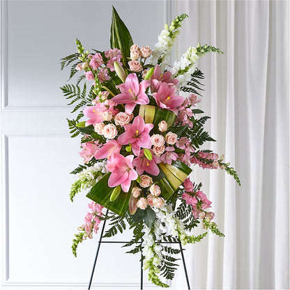 Elegant Embrace Standing Spray –  The Andes Flowers Llc, Fort Myers FL