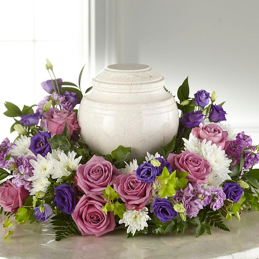 Blooming Sympathy Cremation Adornment –  The Andes Flowers Llc, Fort Myers FL