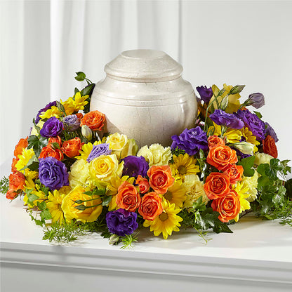 Blossoms of Remembrance Cremation Adornment –  The Andes Flowers Llc, Fort Myers FL