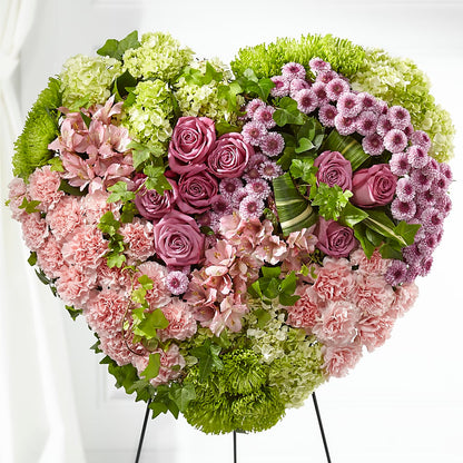 Heartwarming Standing Heart –  The Andes Flowers Llc, Fort Myers FL