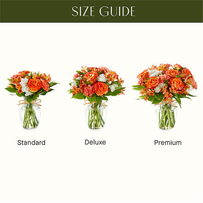 Apricot Glow Bouquet –  The Andes Flowers Llc, Fort Myers FL