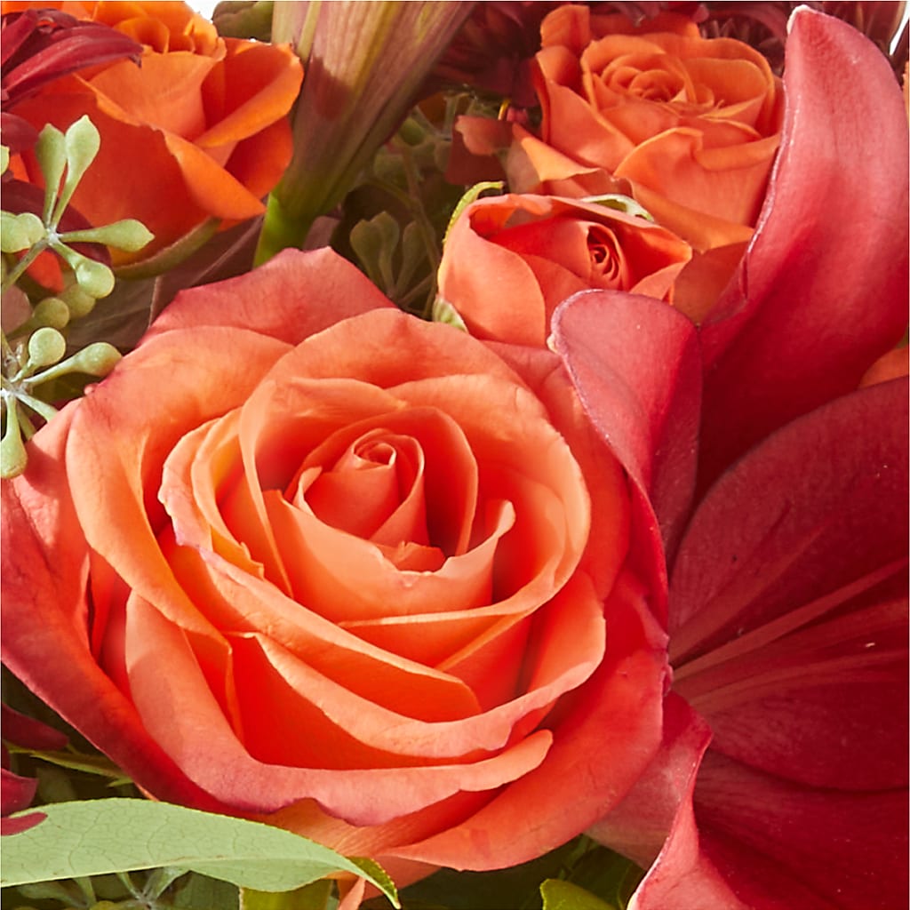 Crimson Leaves Bouquet –  The Andes Flowers Llc, Fort Myers FL