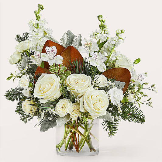 Fresh Snowfall Bouquet –  The Andes Flowers Llc, Fort Myers FL