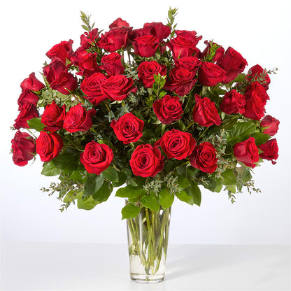 Forever Yours Fifty Stem Red Rose Bouquet –  The Andes Flowers Llc, Fort Myers FL